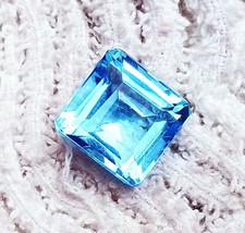 Aquamarin Quadrat Schliff