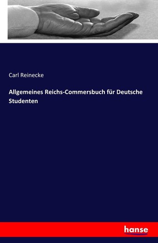 Allgemeines reichs commersbuch - allgemeines, reichs-commersbuch