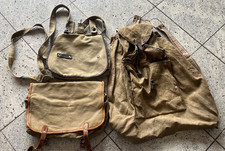 3 alte Rucksäcke Brotbeutel
