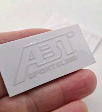 3 X Auto ABT Sportsline Schriftzug Logo ABT Emblem Aufkleber Sicker 