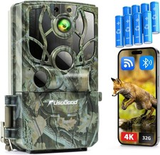 usogood 4K 48MP Wildkamera mit Handyübertragung APP, wildkamera WLAN Bluetooth