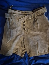 Hirschleder Hose Damen kurz Gr.42