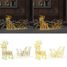 LED Rentier mit Schlitten