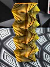 Vase Topf Deko Blumen  Strauß Trocken Kunst Moderne geometrischen Design Anio