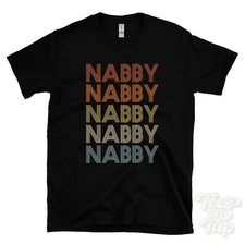 NABBY REPEAT RETRO STYLE T-SHIRT Herren & Damen Neuheit cool Name Geschenk