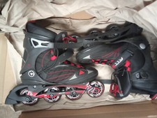 K2 Inlineskates F.I.T. 80 M Gr. 42,5 schwarz inkl Schoner Knie- Ellebogenschutz