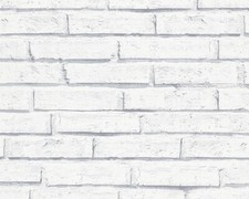 Tapete Steine Steinwand weiß Lutèce Authentic Walls 30169-2 (1,81€/1qm)