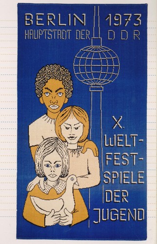 Bild von ddr wandteppich - bild,