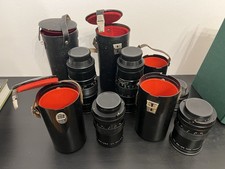  Konvolut Objektive Pentacon 2.8/135 4/200 2.8/29 mit Köcher