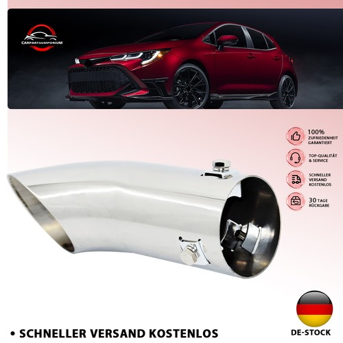 Silber edelstahl auspuffblende - edelstahl,