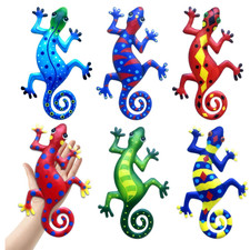 Metall Wanddeko Gecko