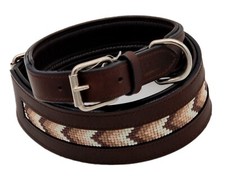 Hundehalsband Indigo Braun