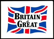 Aufkleber - Britain is Great - Union Jack - 12x9cm - Vintage 80er 90er