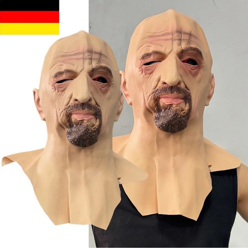 Karneval alte mann maske latex - karneval,