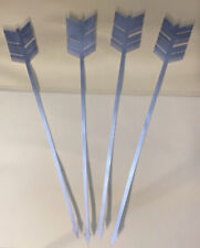 BBQ? Edelstahl Schaschlik Spieße?4er Set?geeignet für Cocktails & Grill?NEU