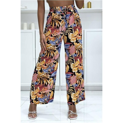 Bunte damen palazzo - palazzo-hose, mit