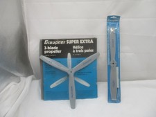 2 x Graupner Propeller „Graupner Nylon Luftschraube & Dreiblatt Luftschraube“
