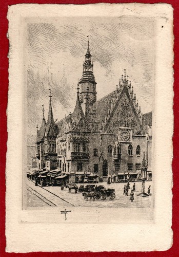 Schlesien breslau 1922 rathaus - schlesien,