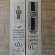 2x Ebel Brasilia Uhr 1964