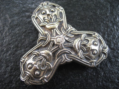 Anhänger oder brosche silber - oder,