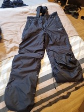 Verstellbare Schneehose Gr.158 Schwarz Unisex