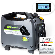 BullPower 2200W Inverter Generator Stromerzeuger USB LCD Stromgenerator 12V 230V