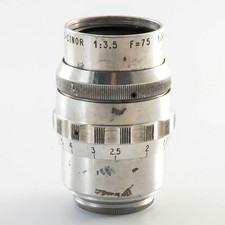 SOM Berthiot c-mount 3,5/75mm