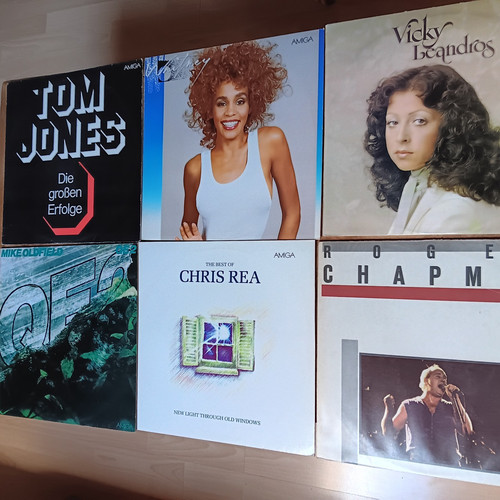Amiga schallplatten 16x - amiga,
