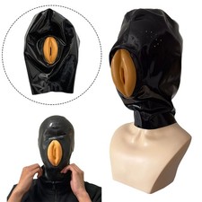 Unisex Latex Gummi Maske Haube
