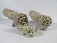 3 Elefanten aus Speckstein