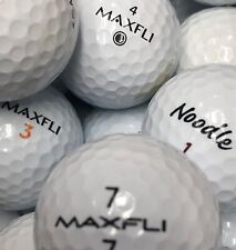 50 GOLFBÄLLE MAXFLI NOODLE MIX AAAA LAKEBALLS
