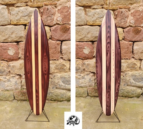 Deko surfboard 100 aus holz - surfboard,