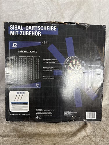 Sisal dartscheibe mit zubehör - dartscheibe,