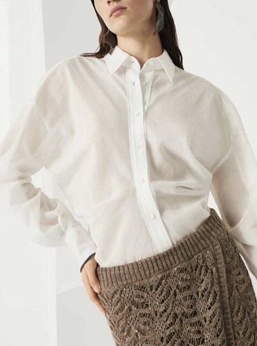 Brunello cucinelli bluse mit - bluse,