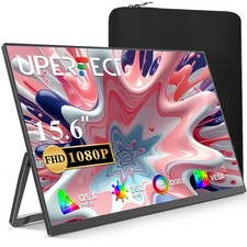 UPERFECT 15,6 Zoll Tragbarer Monitore 1080P Zweite Bildschirm Für PC Computer 