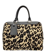Louis Vuitton Stephen Sprouse Speedy PM Leopard Handtasche Beige Schwarz...