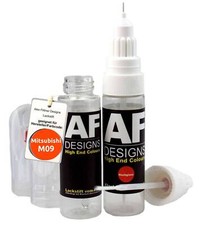 Lackstift für Mitsubishi M09 Orange Perl Klarlack schnelltrocknend Tupflack Auto