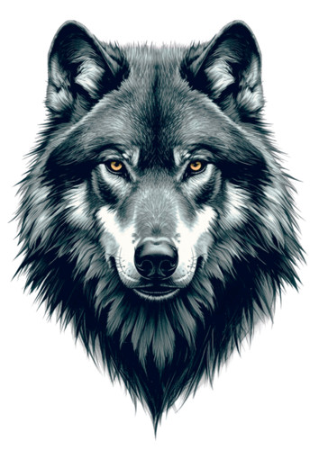 Wolf autoaufkleber 16x11 - 16x11, cm