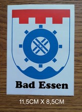 Sticker Aufkleber Wappen Bad Essen Osnabrück 80er Jahre Kofferaufkleber Urlaub