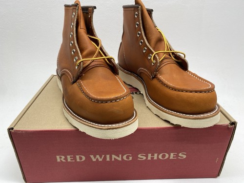 Red wing moc toe boots - toe,
