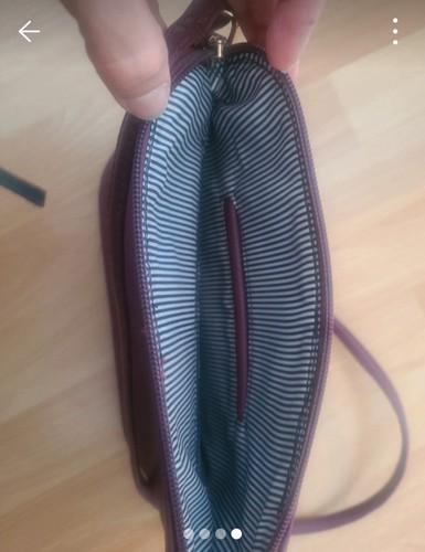 Weinrote damen handtasche - weinrote,