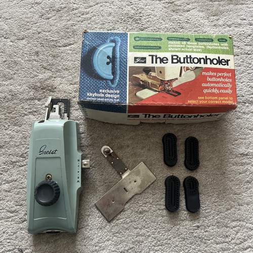 Greist automatic buttonholer - greist,