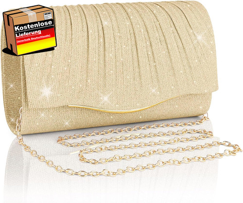 Glitzer abendtasche clutch - abendtasche,