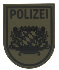 Rubberpatch Polizei Bayern - steingrau/oliv - SEK Spezialeinsatzkommando