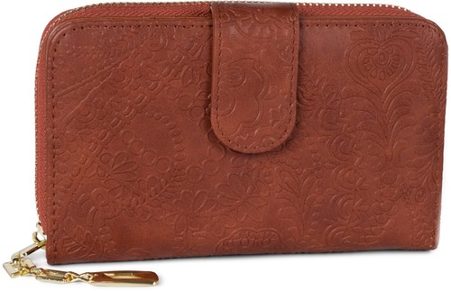 Geldbörse mit paisley blumen - geldbörse,