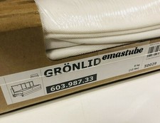 IKEA Grönlid Bezug für 2-er Bettsofa mit Armlehnen Inseros weiß 603.987.33 NEU