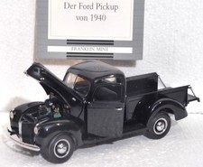 Franklin Mint:  Ford PICK Up von 1940 , schwarz , M 1:24 , Doku , o. OVP