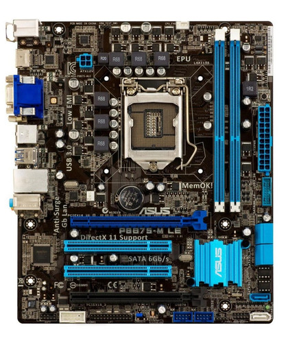 Motherboard asus p8b75 le - motherboard,