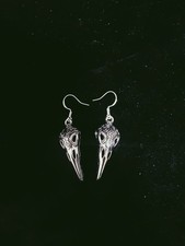 Raben Rabenschädel Ohrringe Ohrhänger