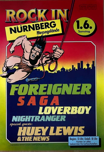 Saga foreigner huey lewis - saga,